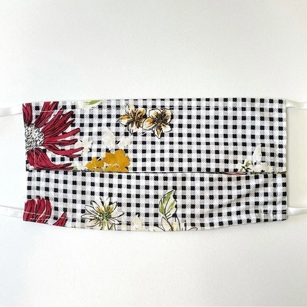 Anthropologie Amadi Multicolor Mixed Print Cotton Ear Loop Face Mask Bundle